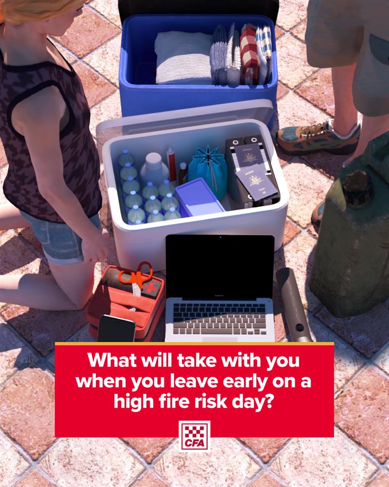 What will you take - emergency kit portrait image