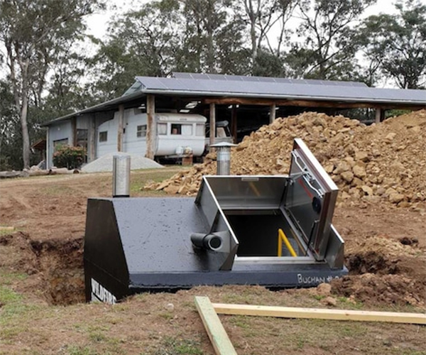 private bushfire shelter