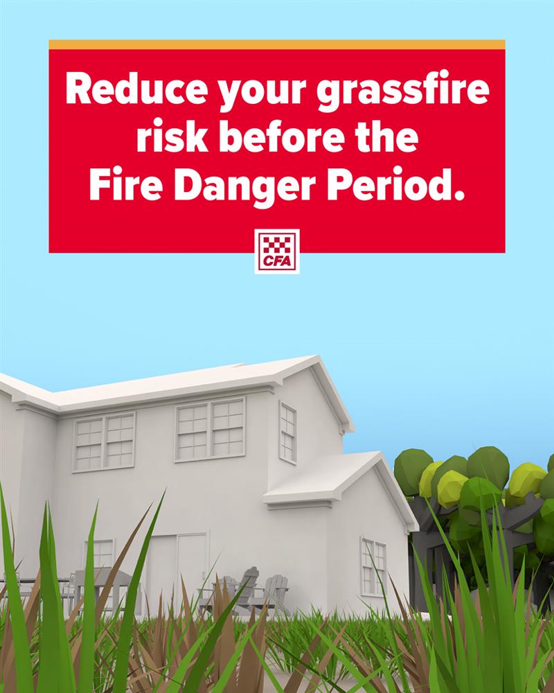 prepare your property reduce grassfire risk