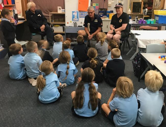 Students in Mallacoota school