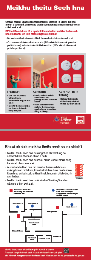 Hakha Chin smoke alarm flyer thumbnail