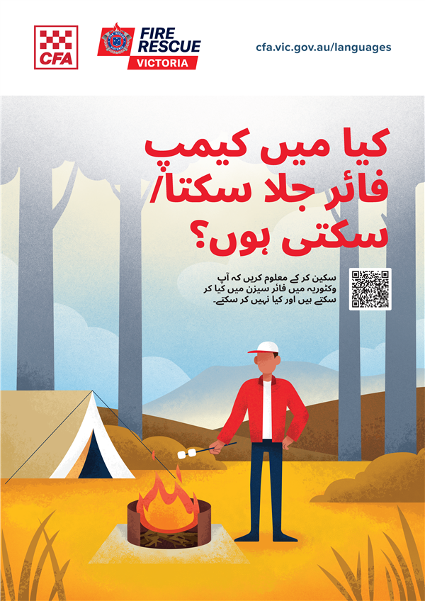 CICI Campfire Poster Urdu