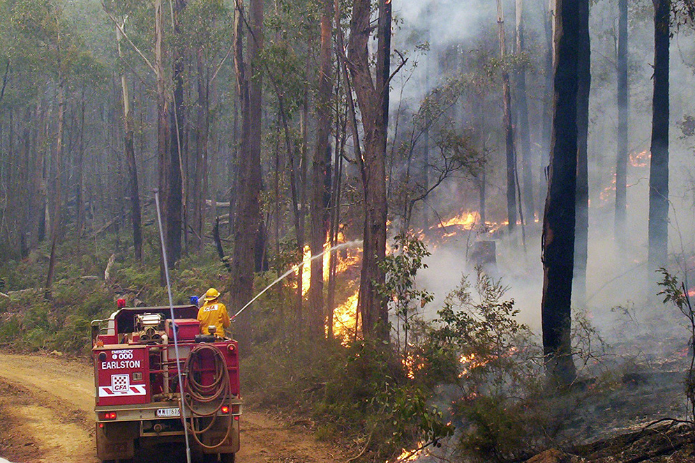 Fighting bushfires