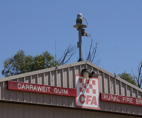 Siren at a fire station