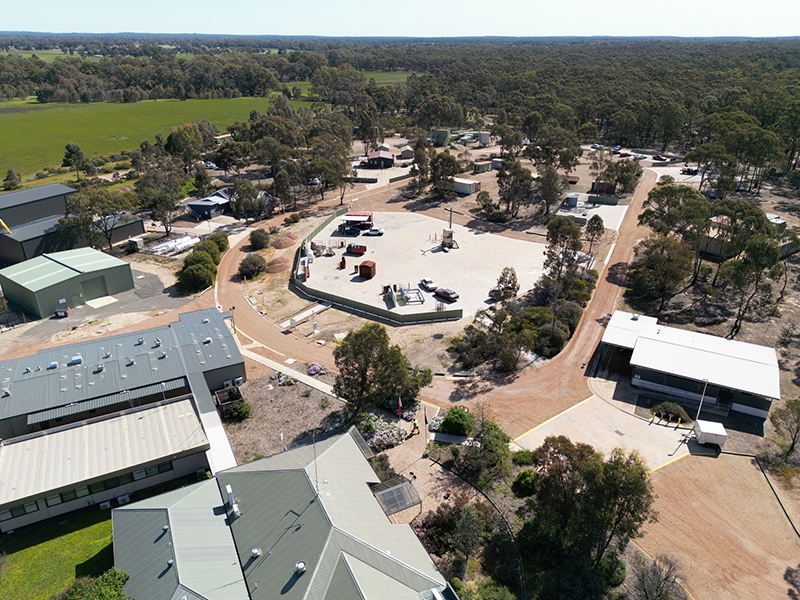 Huntly aerial view