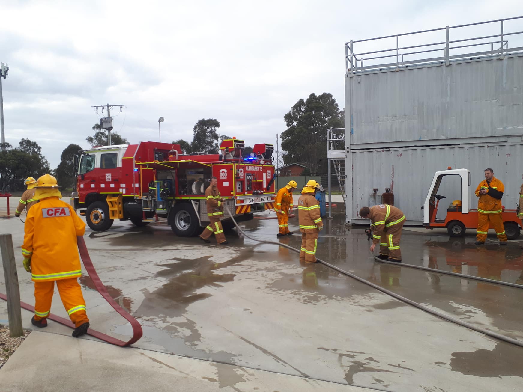 Vols training at West Sale Training Campus