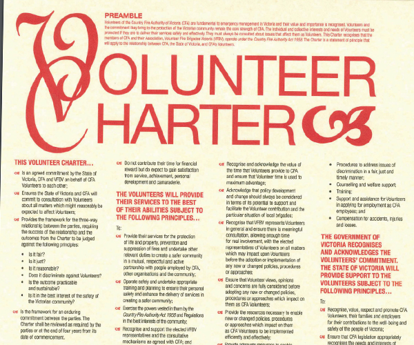 image of volunteer charter