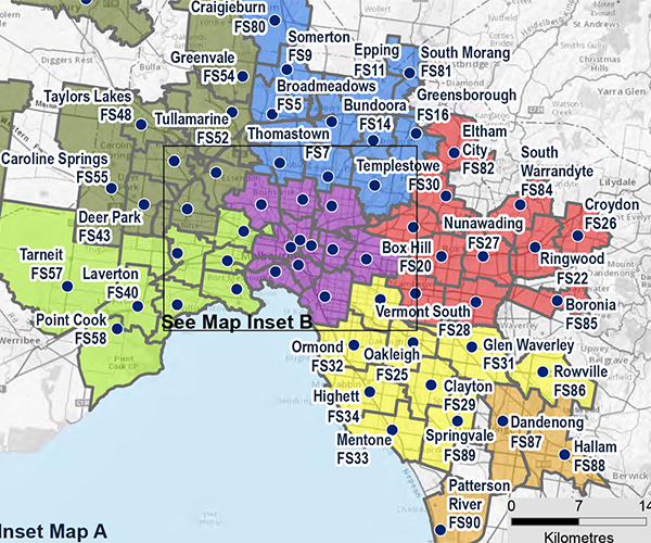 Sample map CFA FRV