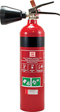 co2 extinguisher with nozzle