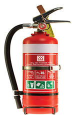 small dry extinguisher