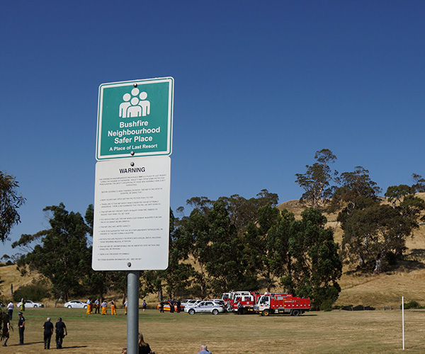 neighbourhood safer places sign