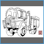 Colouring sheet - Truck Tanker