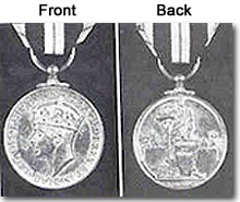 kings medal front and back
