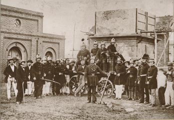 CFA historical image Castlemaine Fire Brigade 1850s