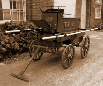 CFA historical image hand operated water pump 1890s