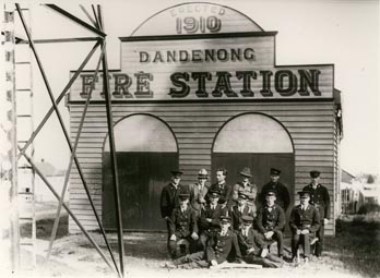 CFA historical image Dandenong Fire Station 1910