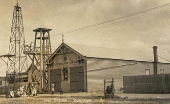 CFA historical image Horsham Fire Station 1920s