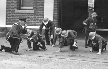 CFA historical image wartime training exercise 1940s