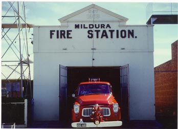 CFA historical image Mildura Fire Station 1970s