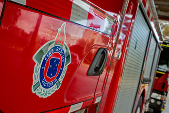 CFA historical image FRV fire truck 