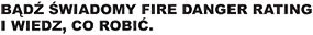 fire danger rating polish