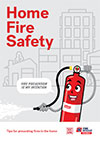 cover of home fire safety booklet