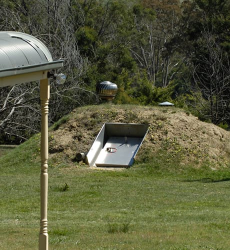 Bunker in backyard 460