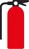 red fire extinguisher