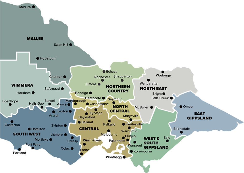 Fire weather district map