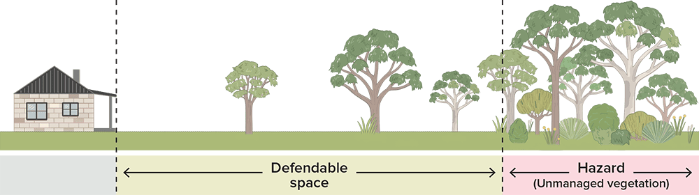 Vegetation management defendable space 1000