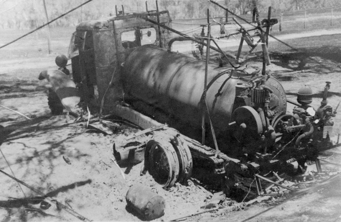 1932 Ford V8 after fire