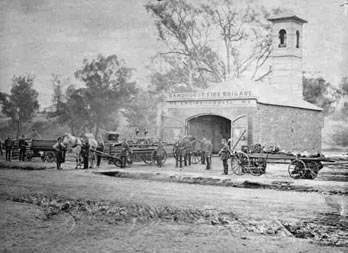 CFA historical image Bendigo fire brigade 1850s