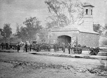 CFA historical image Bendigo fire brigade 1850s