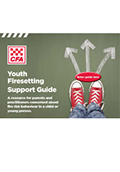 cover of youth firesetting support guide